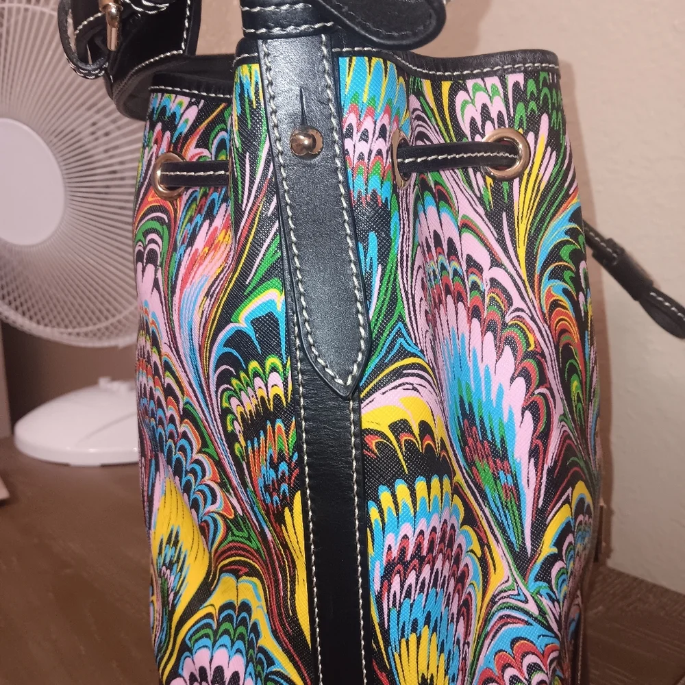 Dooney Bourke Plumes Bucket Bag - Picture 4 of 11